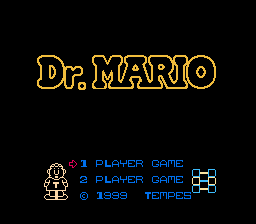 Dr. Mario Crystal Clear Title Screen